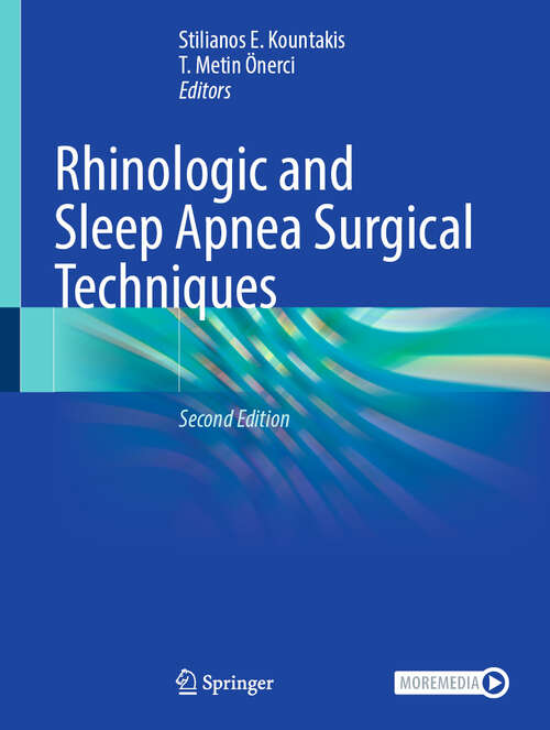 Book cover of Rhinologic and Sleep Apnea Surgical Techniques (Second Edition 2025)