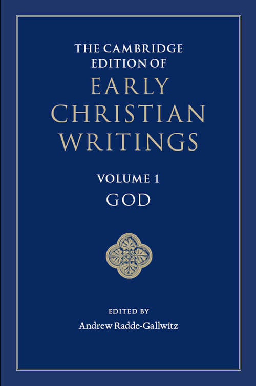 Book cover of The Cambridge Edition of Early Christian Writings: The Cambridge Edition of Early Christian Writings