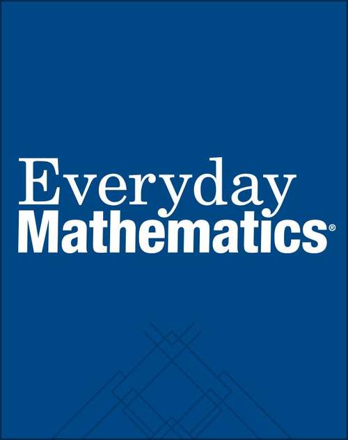 Book cover of Everyday Mathematics Grade 4, Student Math Journal 1