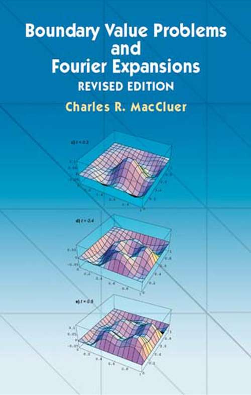 Book cover of Boundary Value Problems and Fourier Expansions