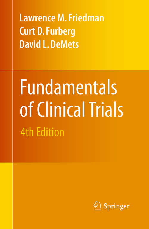 Book cover of Fundamentals of Clinical Trials