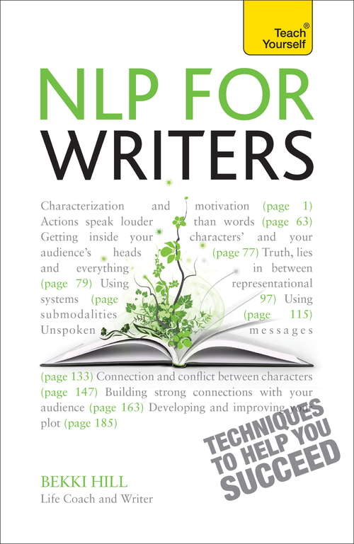Book cover of NLP For Writers: Teach Yourself