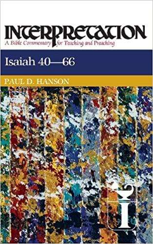 Book cover of Isaiah 40-66