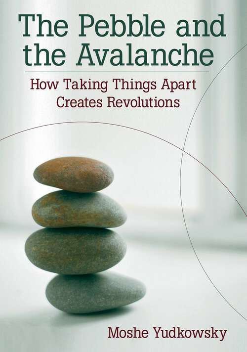 Book cover of The Pebble and the Avalanche: How Taking Things Apart Creates Revolutions