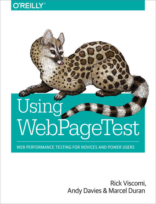 Book cover of Using WebPageTest