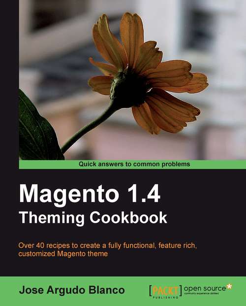 Book cover of Magento 1.4 Theming Cookbook