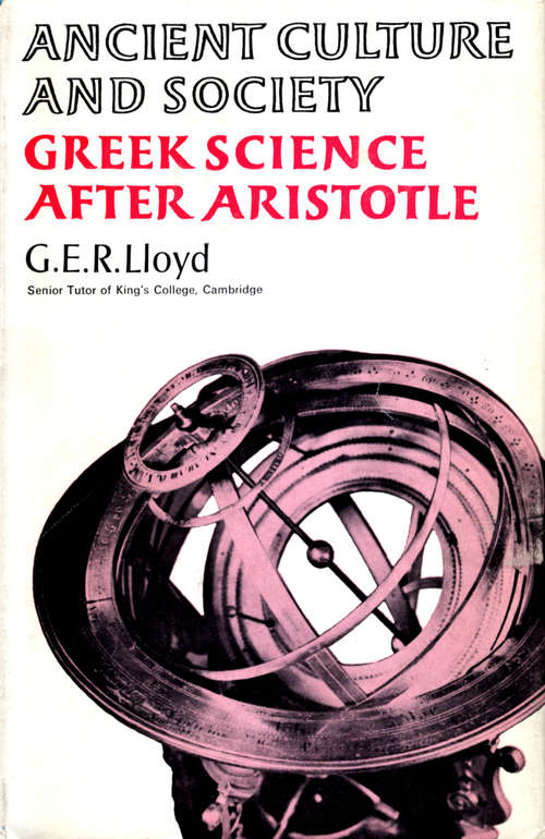Book cover of Greek Science After Aristotle