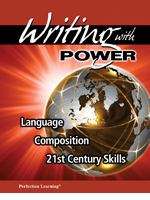 Book cover of Writing with Power: Language Composition 21st Century Skills [Grade 8]