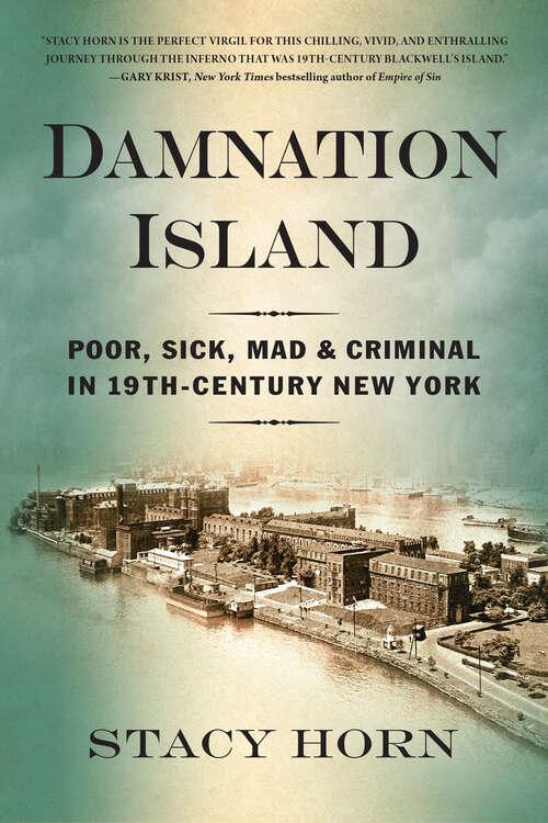 Book cover of Damnation Island: Poor, Sick, Mad, and Criminal in 19th-Century New York