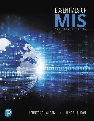 Book cover of Essentials Of Mis, Student Value Edition (Thirteenth Edition)