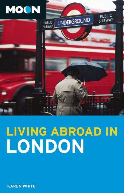 Book cover of Moon Living Abroad in London