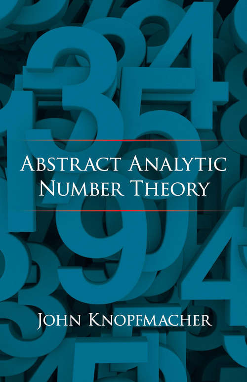 Book cover of Abstract Analytic Number Theory