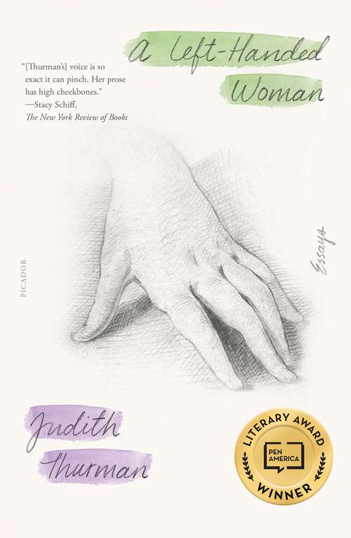 Book cover of A Left-Handed Woman: Essays