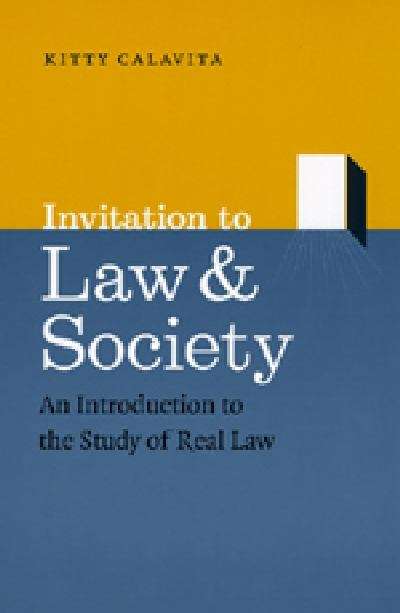 Book cover of Invitation to Law and Society: An Introduction to the Study of Real Law