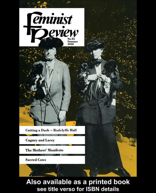Book cover of Feminist Review: Issue 35
