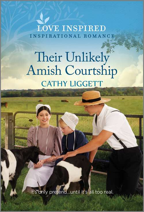 Book cover of Their Unlikely Amish Courtship: An Uplifting Inspirational Romance (Original)
