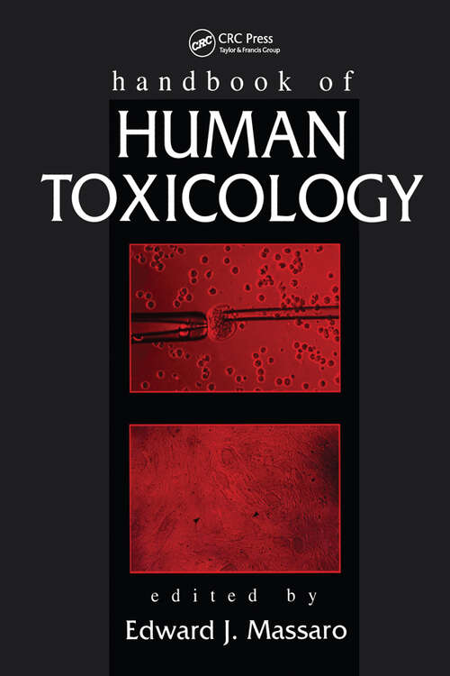 Book cover of Handbook of Human Toxicology (1)