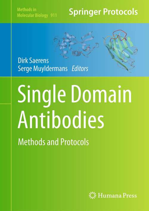 Book cover of Single Domain Antibodies