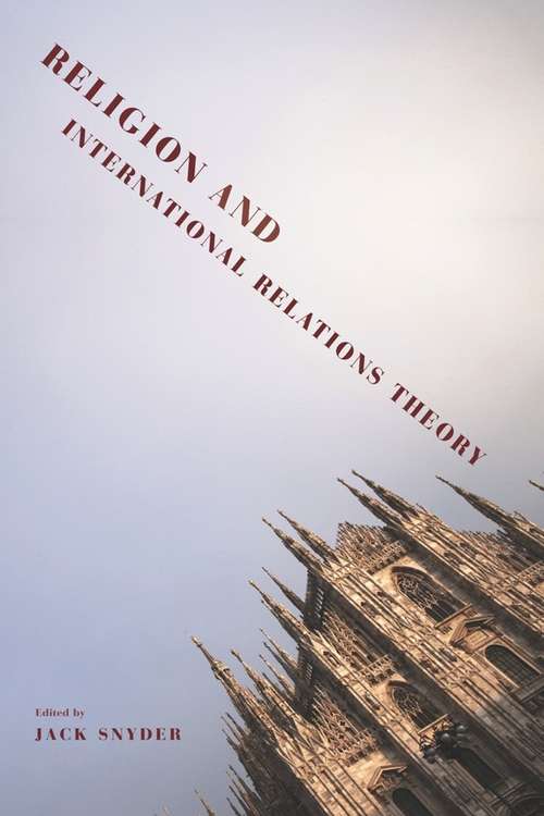 Book cover of Religion and International Relations Theory
