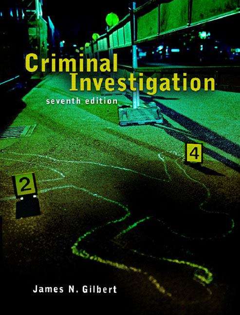 Book cover of Criminal Investigation (7th edition)