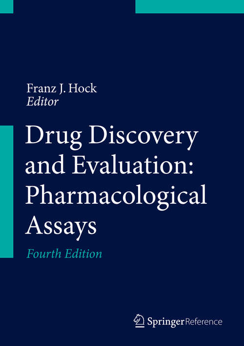 Book cover of Drug Discovery and Evaluation: Pharmacological Assays
