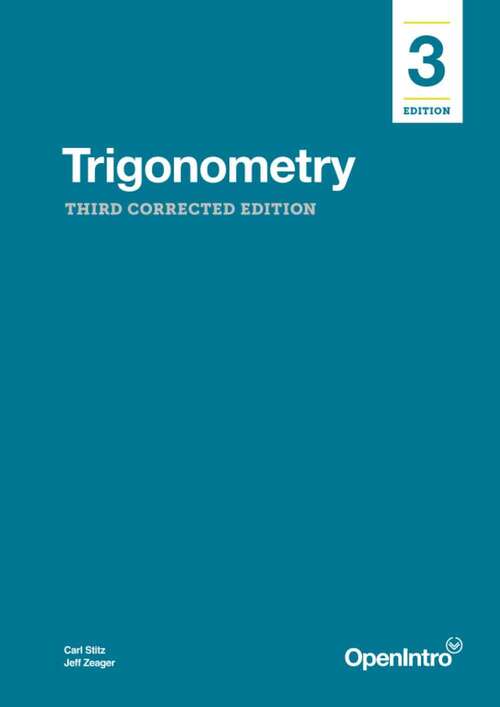 Book cover of Trigonometry