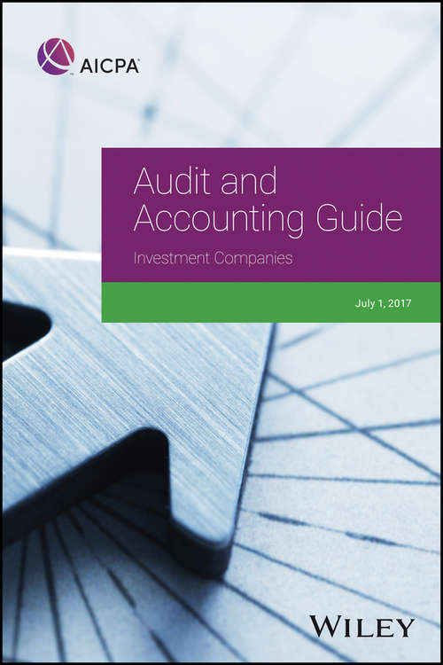 Book cover of Audit and Accounting Guide: Investment Companies