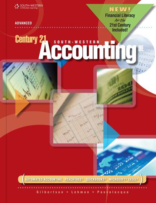 Book cover of Century 21 Accounting, Advanced