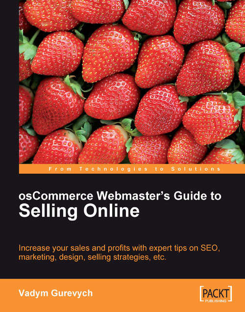 Book cover of osCommerce Webmaster's Guide to Selling Online