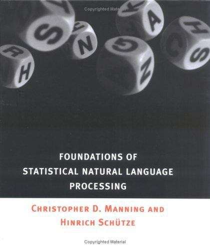 Book cover of Foundations of Statistical Natural Language Processing