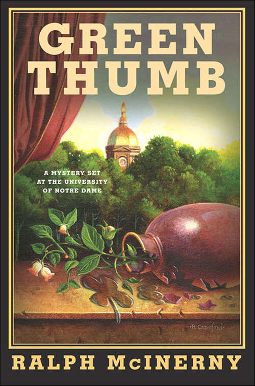 Book cover of Green Thumb: A Mystery Set at the University of Notre Dame (Roger and Philip Knight Mysteries)