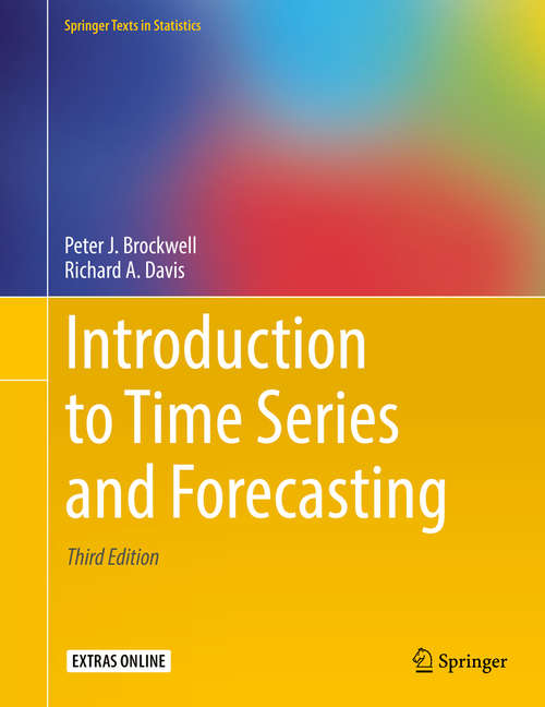 Book cover of Introduction to Time Series and Forecasting