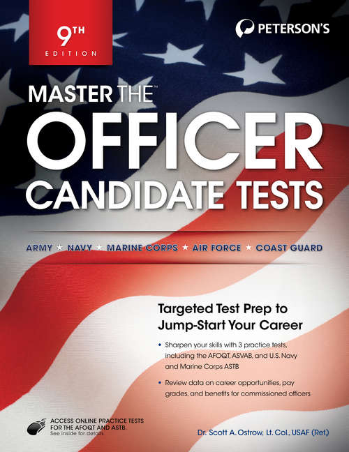 Book cover of Master the Officer Candidate Tests