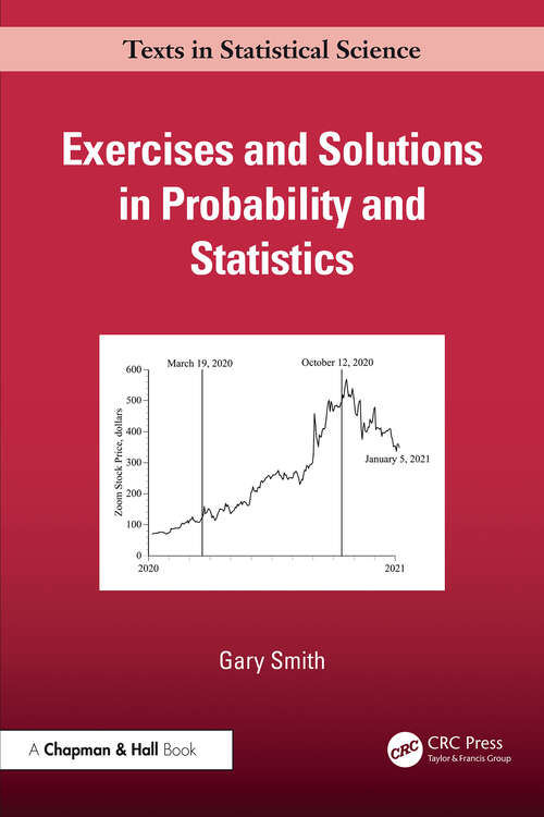 Book cover of Exercises and Solutions in Probability and Statistics (1) (Chapman & Hall/CRC Texts in Statistical Science)