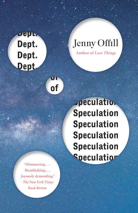 Book cover of Dept. of Speculation
