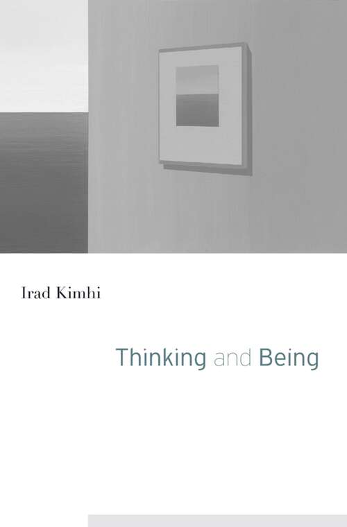 Book cover of Thinking and Being