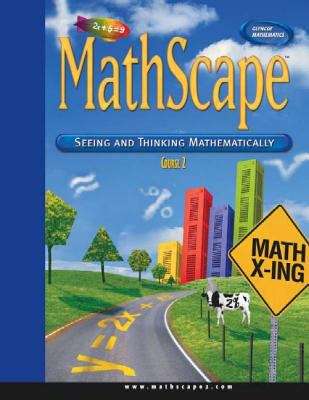 Book cover of MathScape: Seeing and Thinking Mathematically, Course 2