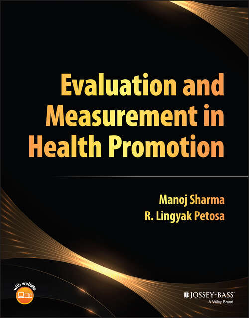Book cover of Evaluation and Measurement in Health Promotion
