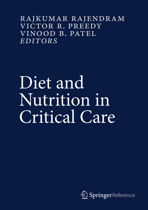 Book cover of Diet and Nutrition in Critical Care