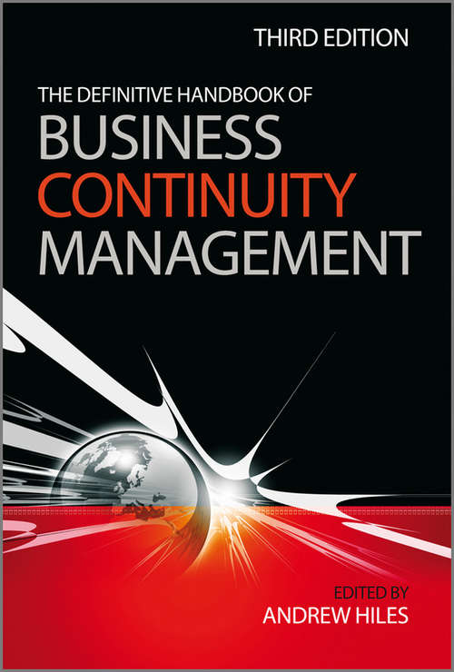 Book cover of The Definitive Handbook of Business Continuity Management