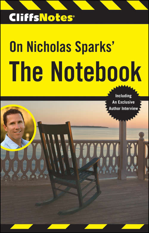 Book cover of CliffsNotes on Nicholas Spark's The Notebook
