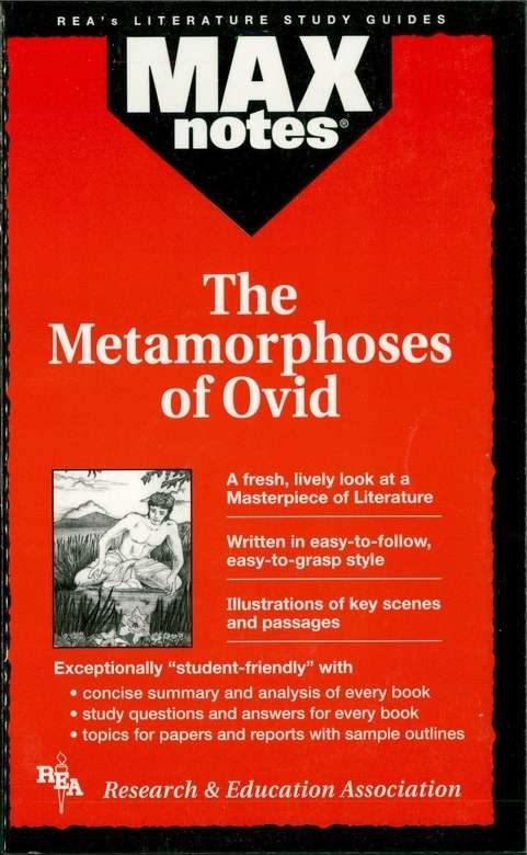 Book cover of The Metamorphoses of Ovid (MAXNotes Literature Guides)