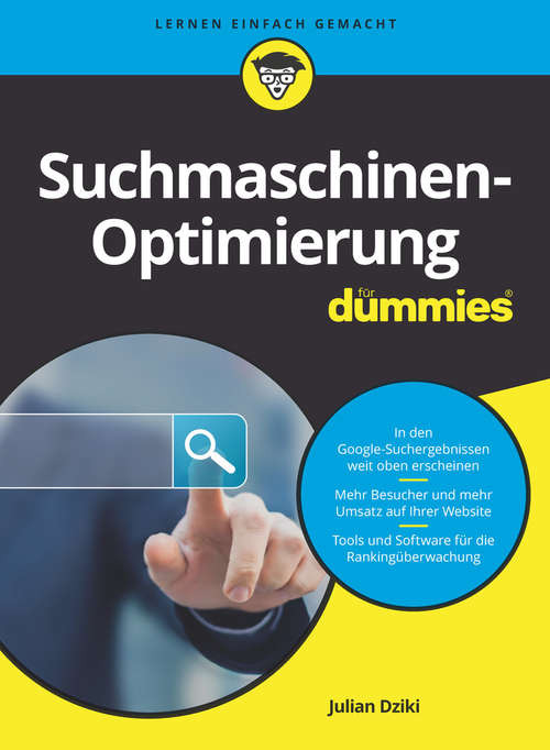 Book cover of Suchmaschinen-Optimierung für Dummies (Für Dummies)