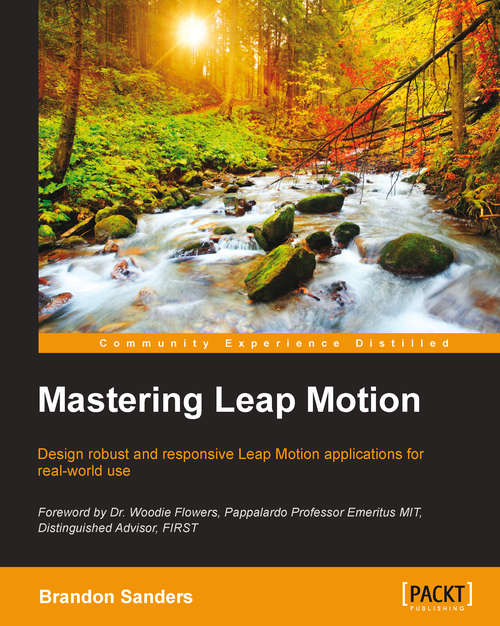 Book cover of Mastering Leap Motion