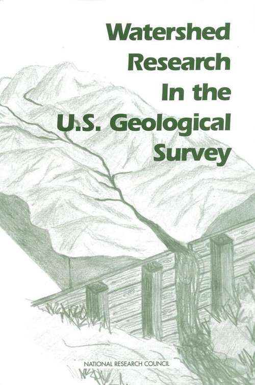 Book cover of Watershed Research in the U.S. Geological Survey