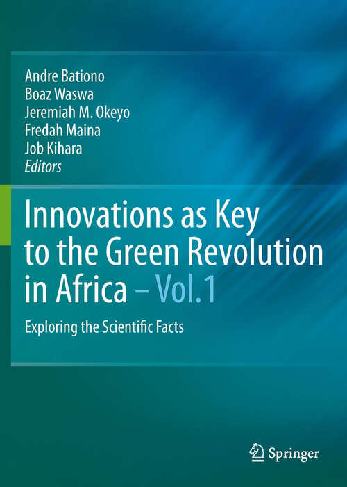 Book cover of Innovations as Key to the Green Revolution in Africa
