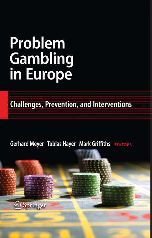 Book cover of Problem Gambling in Europe
