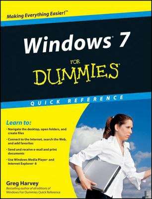 Book cover of Windows 7 For Dummies Quick Reference