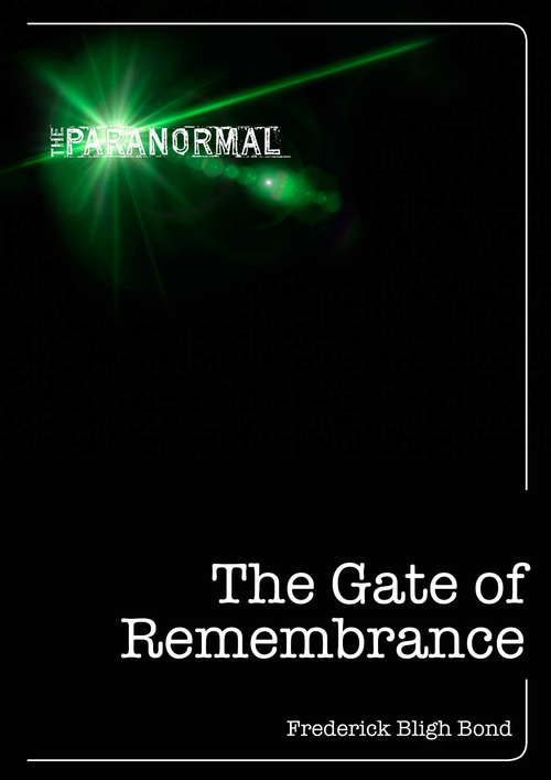 Book cover of The Gate of Remembrance
