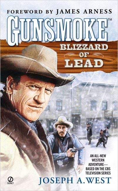 Book cover of Blizzard of Lead (Gunsmoke, # #3)